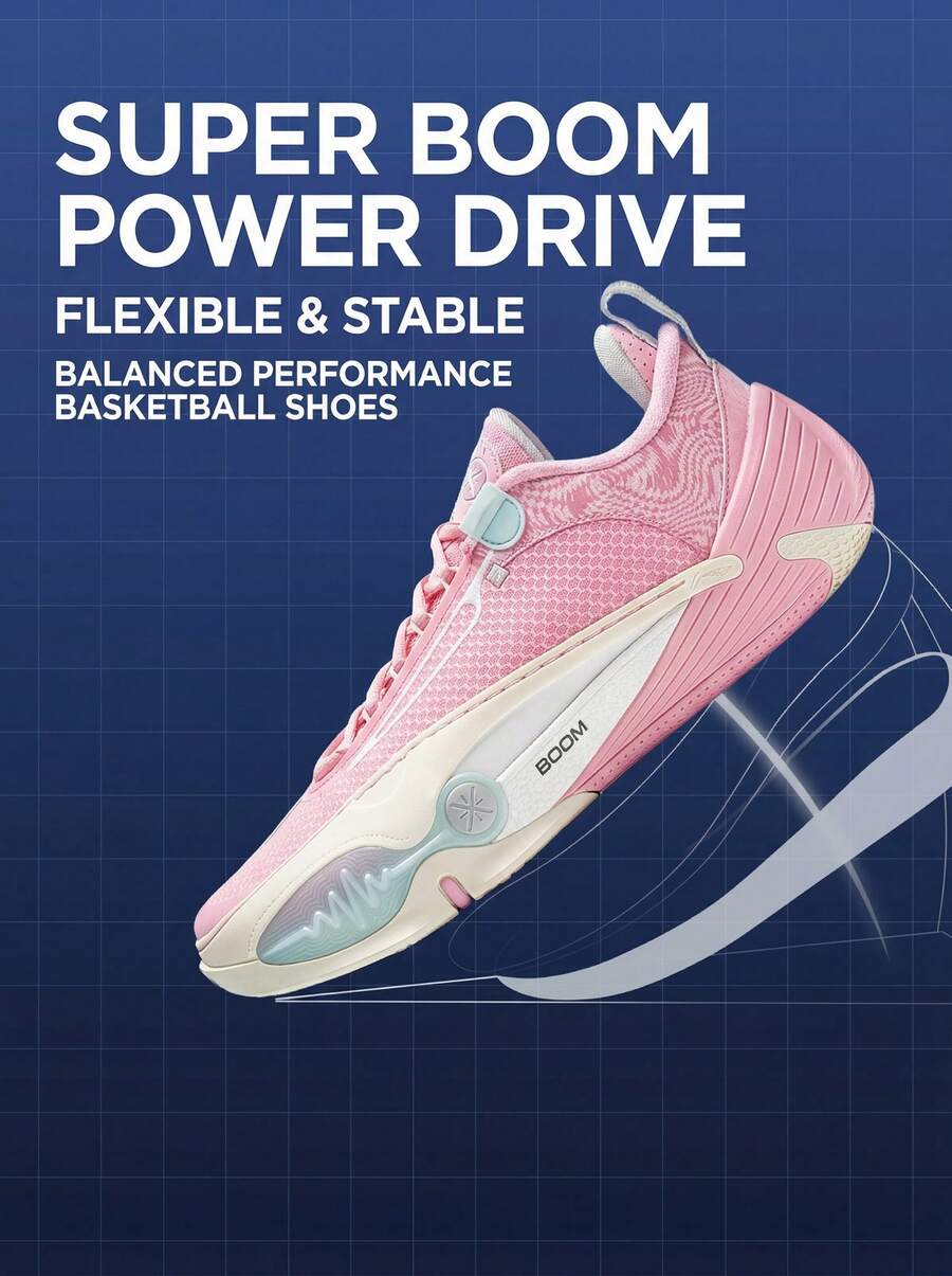 LI-NING WADE ALL CITY 14 Men's Squeaky Basketball Game Shoes Stable Support Wear-resistant Sports Shoes ABAW001