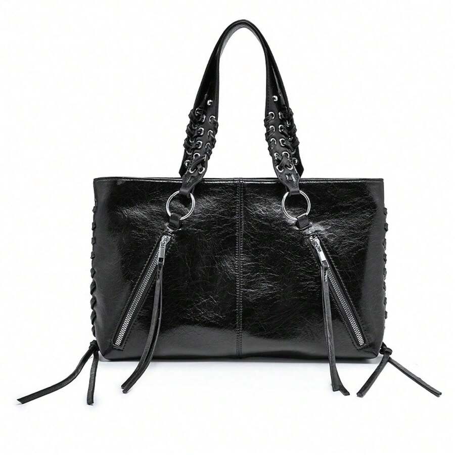 Women Tote Bags - Black - View 1