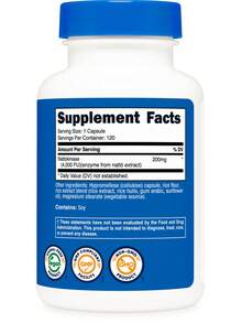 Nutricost Nattokinase (4,000 FU) 120 Capsules - Vegan-Friendly, GMO-Free, Gluten-Free - 120 Đếm - Xem 5