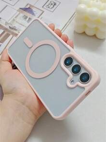 CteGlodrix Transparent Soft Magnetic Charging Protective Case, Supports Magnetic Charging, Shock-Resistant Durable Slim Design, Compatible With Apple/ - Pink - View 10