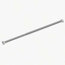 Thanh treo quần áo bằng thép không gỉ có thể điều chỉnh từ 15,75-74,8 inch, thanh treo rèm tắm, thanh treo rèm cửa, thanh treo rèm không cần khoan, thanh treo rèm phòng tắm, rèm phòng ngủ, rèm nhà bếp, thanh treo quần áo có thể kéo dài, chắc chắn và bền bỉ để treo quần áo, rèm tắm, thanh treo dạng ống lồng, thanh treo quần áo - Bạc - Xem 10