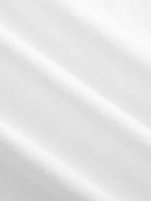 Camiseta Blanca Minimalista para Hombre - Ligera, Transpirable, de Cuello Redondo y Manga Corta con Estampado Geométrico en el Pecho, Camisa Casual para Uso Diario en Todas las Estaciones, Corte Regular para Moda Urbana y Combinaciones Versátiles, Diseño Sencillo para Todo el Año - Blanco - Ver 6