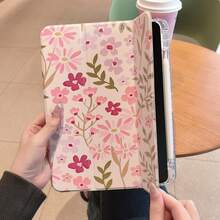 Ốp bảo vệ máy tính bảng gập ba thông minh bằng acrylic trong suốt, có nam châm, chức năng tự động tắt/mở màn hình, mặt lưng trong suốt với khe cắm bút, bảo vệ toàn thân chống rơi vỡ, tương thích với Redmi Pad/ MatePad/ - Trong sáng - Xem 9