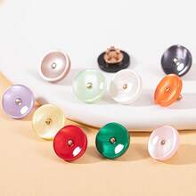 20pcs Metal Pearl Decorative Buttons, High-End Colors, Suitable For Clothing, Shirts, DIY Crafts, 12 Color Options, Size: 11mm/0.43 Inches - 20pcs - View 8