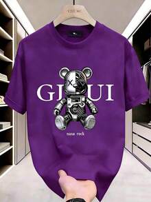 GucciS Modern Elegant And Timeless Classic USA-Shirt-LeeS/DiorSSNew Casual-Shirts Men And WomenUnisex Casual-Shirts - 紫色 2 - 查看 5