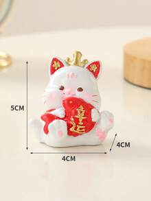太阳能招财猫摆件套装，逼真可爱的中国风招财猫装饰品，适合作为礼物，装饰前台、汽车、商业空间、蛋糕装饰、家居书桌、植物、汽车、景观。 - A - 查看 8