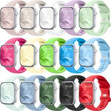 15 dây đeo đồng hồ 40mm 46mm 41mm 38mm 45mm 44mm 42mm, dây đeo thể thao thay thế bằng silicon mềm chống nước, phù hợp cho cả nam và nữ, tương thích với dòng SE 10 9 8 7 6 5 4 3 2 - Nhiều màu 2 - Xem 12