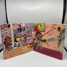 Durable 3D Flip Learning Card Book, Foldable Inner Pages, Suitable For Home Reading Story Time, Cognitive Enlightenment And Language Development, Halloween Christmas Gift, Science Education - 彩色 - 查看 2
