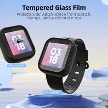 2 Packs Tempered Glass Screen Protector Compatible With SyncUP Kids Watch 2, High Definition, Anti-Scratch, Tempered Glass Film - Clear - View 3