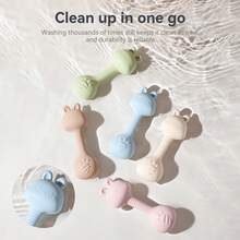Cute Rabbit Rattle Toy, Bendable Non-Slip Handle With Multi-Texture, Sensory Development Aid, Easy To Clean, Parent-Child Interaction & Stress Relief Toy, Newborn Gift - Multicolor - View 6