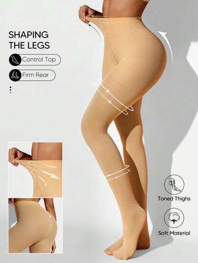 Women's Black 15-20mmHg Compression Pantyhose