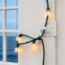 6/12/24pcs Universal Window Hanging Clips, Suitable For Decorations, White, Applicable For String Lights, Christmas Stars, Curtain Lights, Easter Decorations And Display Shelves - Multicolor - View 7