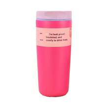 New Sliding Lid Insulated Coffee Cup, Stainless Steel Vacuum Bottle, Macaron Color Travel Mug, 12oz/20oz Sports Water Bottle - Multicolor - View 12