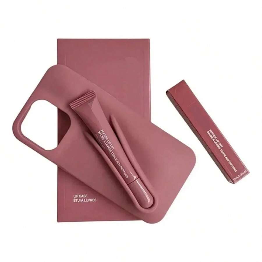 Summer Lip Peptide Case Includes Lipstick, Various Models, Generic Silicone - 鹹棕褐色 - 查看 1