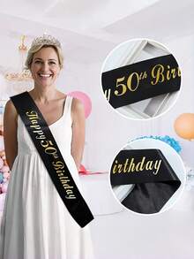 1 pieza de cinta de satén personalizada - Cinta de satén con texto personalizado, cinta de cumpleaños, cinta para mamá, cinta para la talla grande querida, cinta para la futura novia, cinta de jubilación, perfecta para ella/él, regalo de despedida de soltera, Día de la Madre - Multicolor - Ver 6