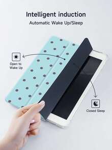 Ayotu 1 件蓝色波点图案平板电脑保护套和 Kindle 电子阅读器保护套，兼容 iPad Air 8 (M4) 2026 (11/13 英寸)、第十代、Air 4/Air 7/9.7 英寸、Galaxy Tab A9 Plus、Kindle（第十一代 - 2024 年发布）（6 英寸）、Kindle Paperwhite 第十二代 2024 年款，时尚简约的节日礼物 - 彩色 - 查看 6