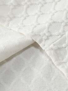 Áo sơ mi nam tay ngắn dệt họa tiết jacquard thời trang thường ngày - trắng - Xem 5