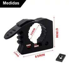 Kit 2 Suportes Ajustáveis Para Ferramentas 30 a 40mm Fixador Multiuso - A - Visão 6