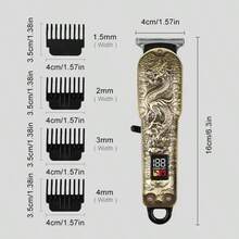 OBOVAY 电动理发器，带替换刀头，电动理发器，电动剃须刀，家用多功能可充电便携式理发器，旅行，出差，便携式理发器，300mAh - 彩色 - 查看 4