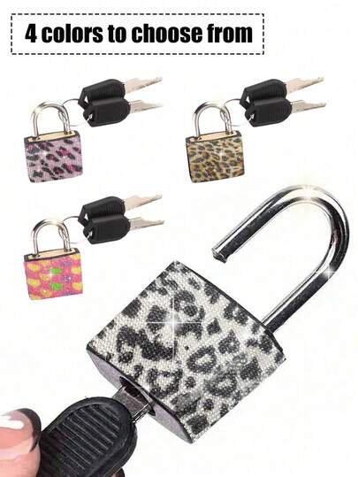 Mini Sparkling Crystal Keyed Padlock - Metal Mini Lock With 2 Keys, No Assembly Required,Luggage Locks With Keys, Locker Lock Small Luggage Padlocks, Suitcase Locks Metal Keyed Padlock For Luggage, Gym Lockers, Suitcases & Storage Cabinets,School Gym Classroom Matching Game Travel Backpack,Perfect Holiday Gift For Birthday, Back To School,Mother's Day, Wedding Season, Souvenirs, Bridesmaid Gifts,