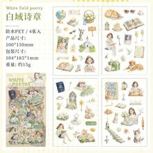 1 Set Cartoon Style Stickers, Waterproof Stickers, Planner Stickers, Anime Character Stickers, Planner Scene Stickers, Character DIY Materials, Children Stickers - Multicolor - View 15