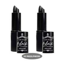 COSMI MILANO Made In Italy Black Stick Lipstick 4.5g Matte And Pearly Lipstick Two Shades Available, Classic Black And Pearly Black Color With Light Sparkle, Uniform Coverage And Easy Application, Decisive And Refined Makeup, Ideal For Daily Routine, Evenings And Special Occasions - 黑色101 - 查看 6