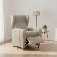 Kiva Universal And Versatile 1-Seater Relax Armchair Cover, Various Colors Available – Easy-To-Fit Protective Armchair Cover For Backrest, Seat And Arms - 利諾.索爾 - 查看 2