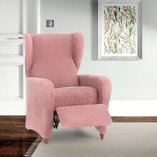 Kiva Universal And Versatile 1-Seater Relax Armchair Cover, Various Colors Available – Easy-To-Fit Protective Armchair Cover For Backrest, Seat And Arms - Rosa Thor - View 5