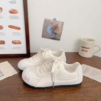 Women's Casual Sports Shoes, New Chunky Platform Fashion Sneakers, Comfortable Round Toe Soft Sole Casual Athletic Shoes