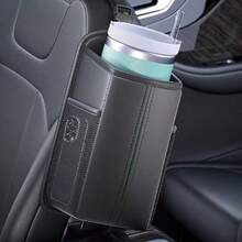 1 Piece Car Seat Side Multi-Functional Storage Bag - PU Leather Hanging Storage Pouch With Tissue Paper Dispenser, Phone And Pen Mesh Pockets. Car Tissue Box, Car Side Tissue Holder, Hanging Car Storage Bag, Multi-Purpose Tissue Box Organizer. - Multicolor - View 8