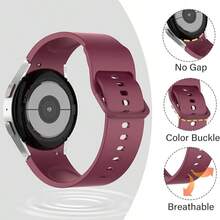 10条装无缝隙表带，兼容三星Galaxy Watch 7/6/5/4（40mm/44mm）、Galaxy Watch 6/4 Classic（42mm/46mm/43mm/47mm）、Galaxy Watch 5 Pro（45mm）、Galaxy Watch FE（40mm），20mm柔软硅胶运动表带，男女通用 - watch3/4/5/6 - 查看 3