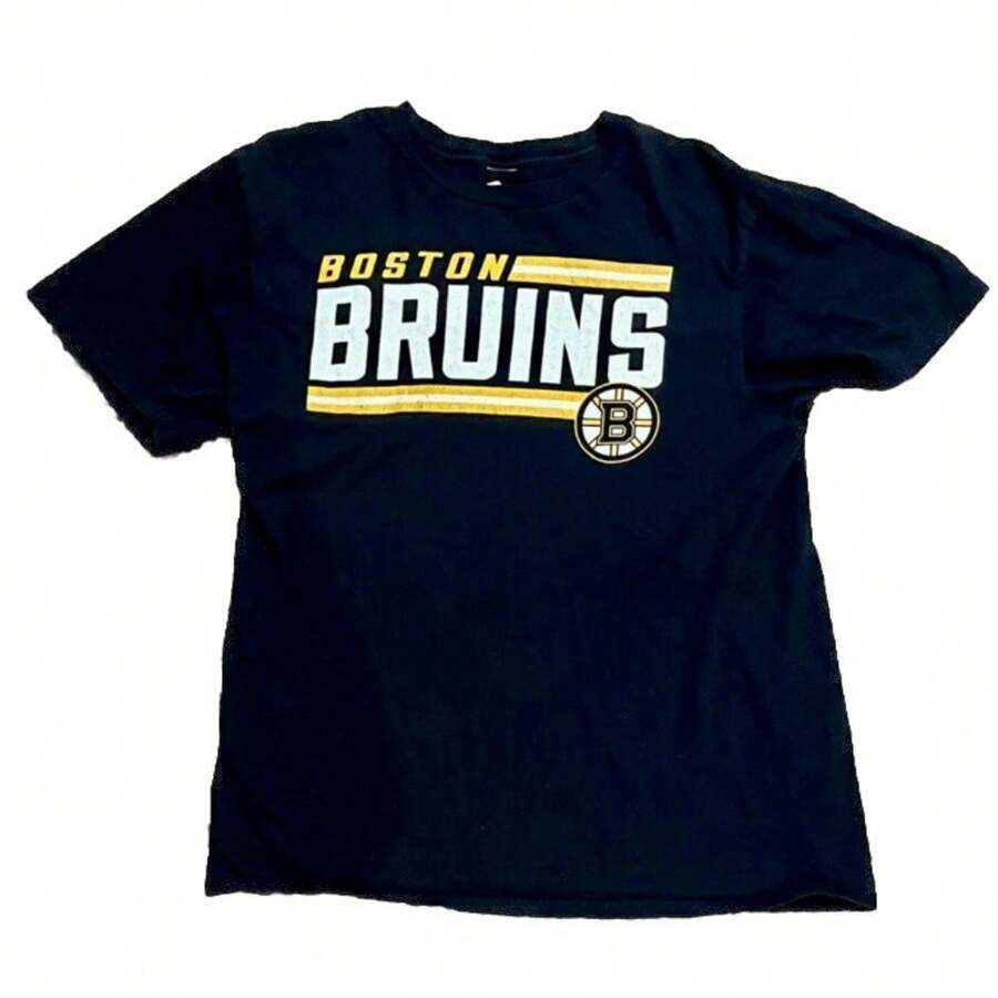 Boston Bruins - Fanatics T-Shirt - Size Men's Medium - Black - View 1