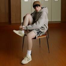 Giày thể thao bóng rổ phong cách retro Adidas ENTRAP, kiểu dáng sinh viên Mỹ dành cho thanh thiếu niên. - Rượu sâm banh - Xem 3