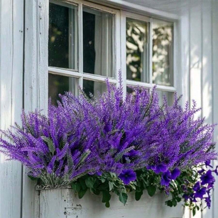 10 piezas de plantas artificiales de helecho de Boston, de alta calidad y resistentes a la oxidación, follaje falso realista, adecuado para decoración del hogar en cocina/habitación, decoración de pared, macetas colgantes interiores/exteriores, jardín de primavera/verano, decoración floral del hogar, Día de la Madre, decoración navideña - Multicolor - Ver 1