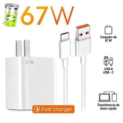 Cargador 67w Usb To Tipoc Cable Completo