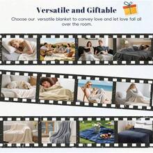 Nap Blanket P-Plim P-Plims Lovely Warm Knee Bed Fleece Camping Custom Sofa Winter  Fluffy Soft Blankets Microfiber Bedding - 如圖所示 - 查看 6