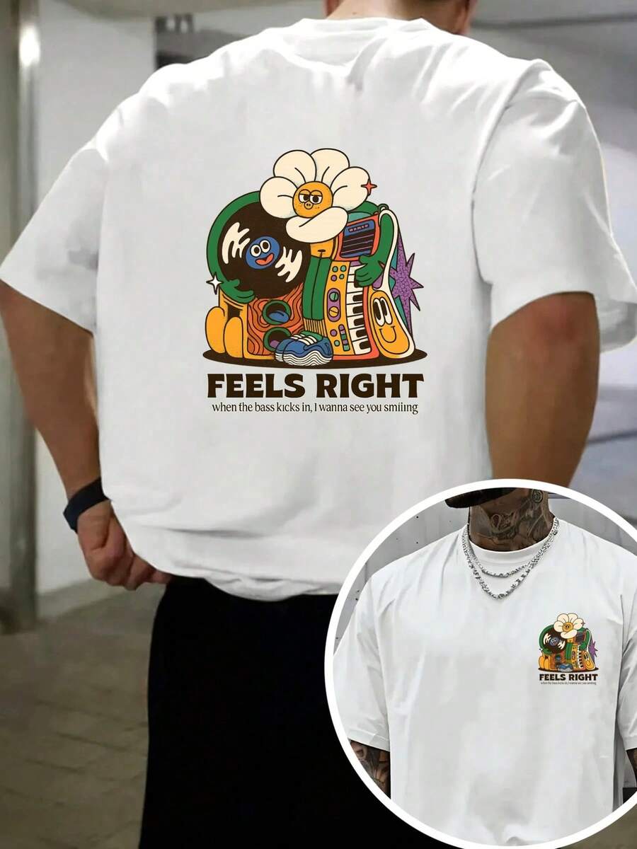 Camisetas masculinas - Branco - Ver 1