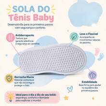 Tênis Baby Social Unissex de Couro com Design Elegante e Conforto - Branco e Rosa - Visão 8