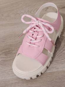 Women's New Casual, Elegant, Fashion, Suitable For Teenagers And Students Sandals - Baby Pink - View 4