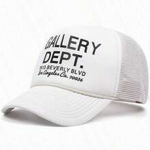 GALLERY Hip Hop Style Trucker Mesh Printed Baseball Cap, Gift For Him, Gift For Her. - Orange - Visa 2