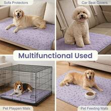 Dog Pee Pads Reusable Puppy Pads Training Mat With Non-Slip Backing For Floor Crate Couch Protection & Potty Training - Grey - View 5