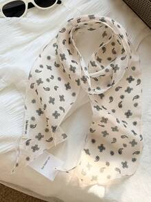 1 chiếc khăn đa năng dùng được cho đầu, băng đô, dải ruy băng, khăn quàng cổ, khăn choàng cổ, phụ kiện, thắt lưng, quà tặng. - Nhiều màu - Xem 22