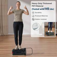 Transparent Mop And Bucket Set With Separate Dirty & Clean Water, 65" Flat Mop For Floor Cleaning, 4 Machine Washable Microfiber Pads For Wood Tile-Black - 1 - Xem 5