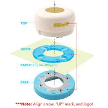 1 Inch Circle Magnetic Punch, Anywhere Punch, Everywhere Punch, Window Punch, Frame Punch, For Paper Crafting Scrapbooking Cards Arts - Circle - View 6