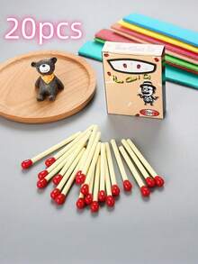 5支/10支/20支装创意趣味配对圆珠笔 可爱学生迷你口袋油笔 特别适合派对聚会 - 火柴筆 - 查看 11