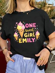 Women T-Shirts - Black - View 1