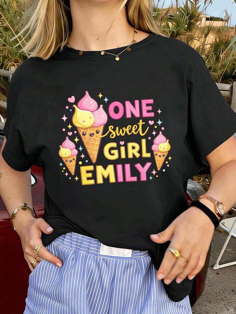 Women T-Shirts - Black - View 1