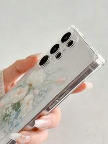 1个透明防摔气囊手机壳，带卡槽，创意可爱郁金香印花，兼容苹果17 Pro Max、17 Air、17 Pro、17、16 Pro Max、16 Plus、16 Pro、16、15 Pro Max、15 Plus、15 Pro、15、14 Pro Max、14 Plus、14 Pro、14、13 Pro Max、13 Pro、13、12 Pro Max、12 Pro、11 Pro Max、11 Pro、11、XS Max、XR、X/XS、7 Plus、8 Plus 以及三星 Galaxy S21、S22、S23、S24、S25、S26。 - 無色 - 查看 2