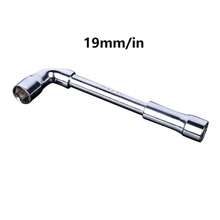 17/19/21/23/24mm 2-Sided L-Shaped Socket Wrench Tire Lug Nut Remover Hex Spanner Socket Wrench Tool Kit For Car Tire Disassembly - -plated (movable Head) (17-24MM) - View 18