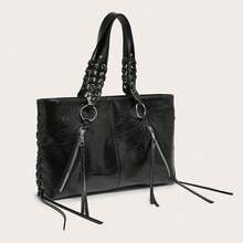 Women Tote Bags - Black - View 5